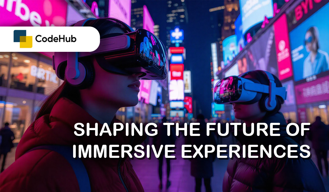 Augmented Reality (AR), Virtual Reality (VR) & the Metaverse: Shaping the Future of Immersive Experiences