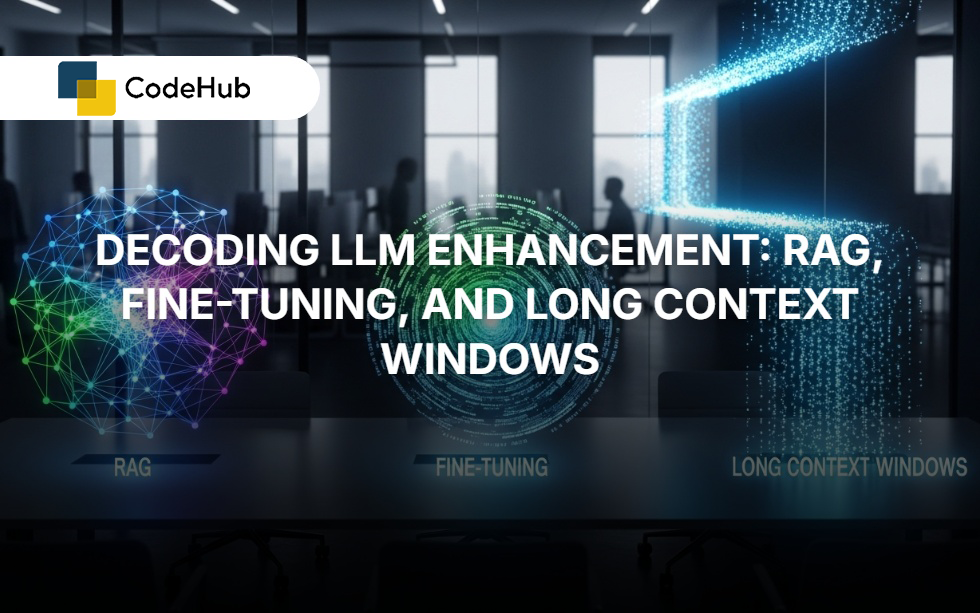 The difference between RAG, Fine-tuning, and Long Context Windows