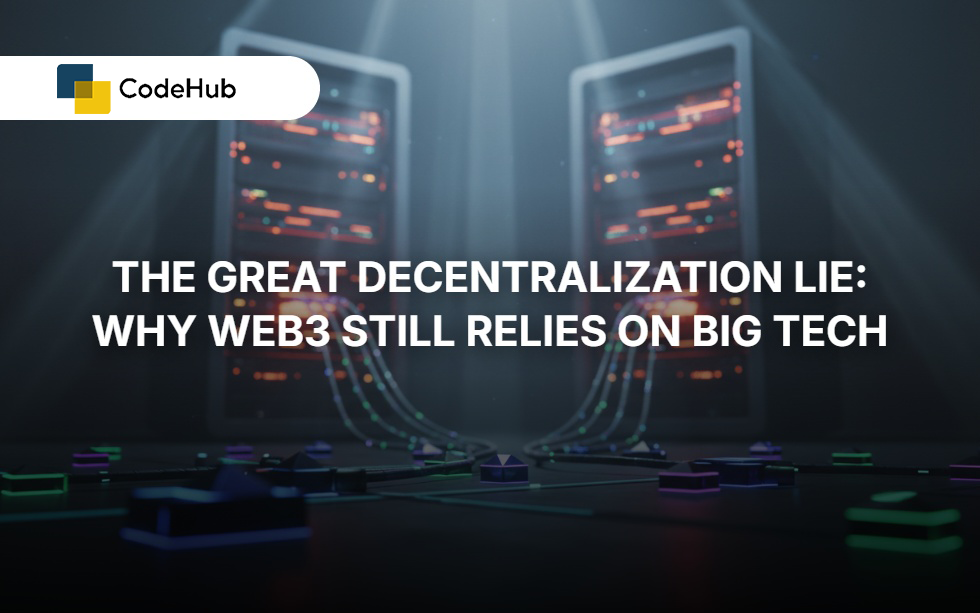 The Great Decentralization Lie: Why Web3 Still Relies on Big Tech